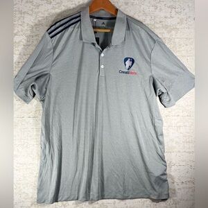 NWT ADIDAS Polo Sz 2XL Veterans CreatiVets Gray Shirt